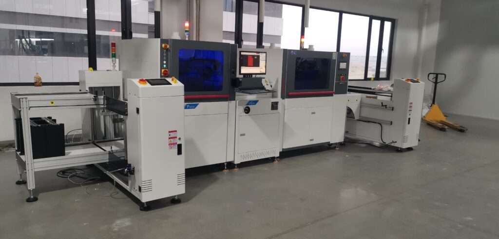 Solution-One Man Operation Coating Line 2 Conformal coating line on-site shooting