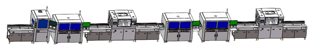 High - Precision Dispensing Machine Solution for Post - processing of CCS in EV Power Batteries 5 Dispensing line layout diagram